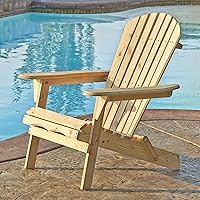 Vista 2 de W Home Adirondack Silla Bristro Set, estándar, natural