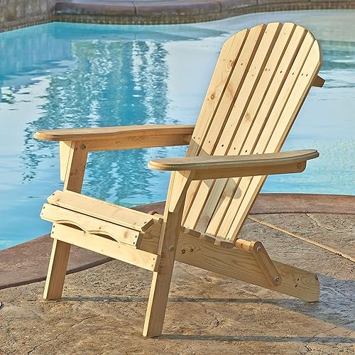 Miniatura 2 de W Home Adirondack Silla Bristro Set, estándar, natural