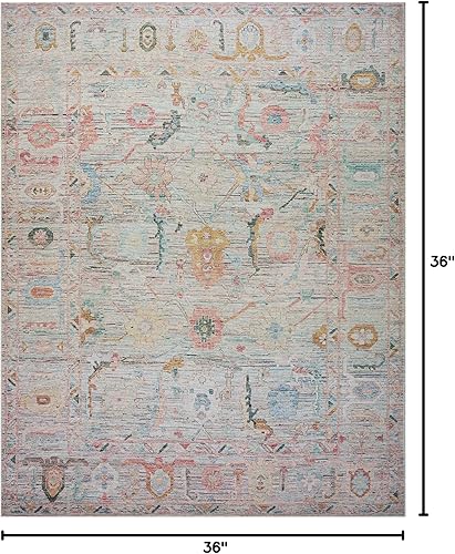 Vista 101 de Loloi II Elysium - Alfombra de pasillo color plata/multi de 2'-6" x 7'-6" Plateado y multicolor,Carbón / Multi,Mezclilla/Multi,Grafito/Multi,Multi