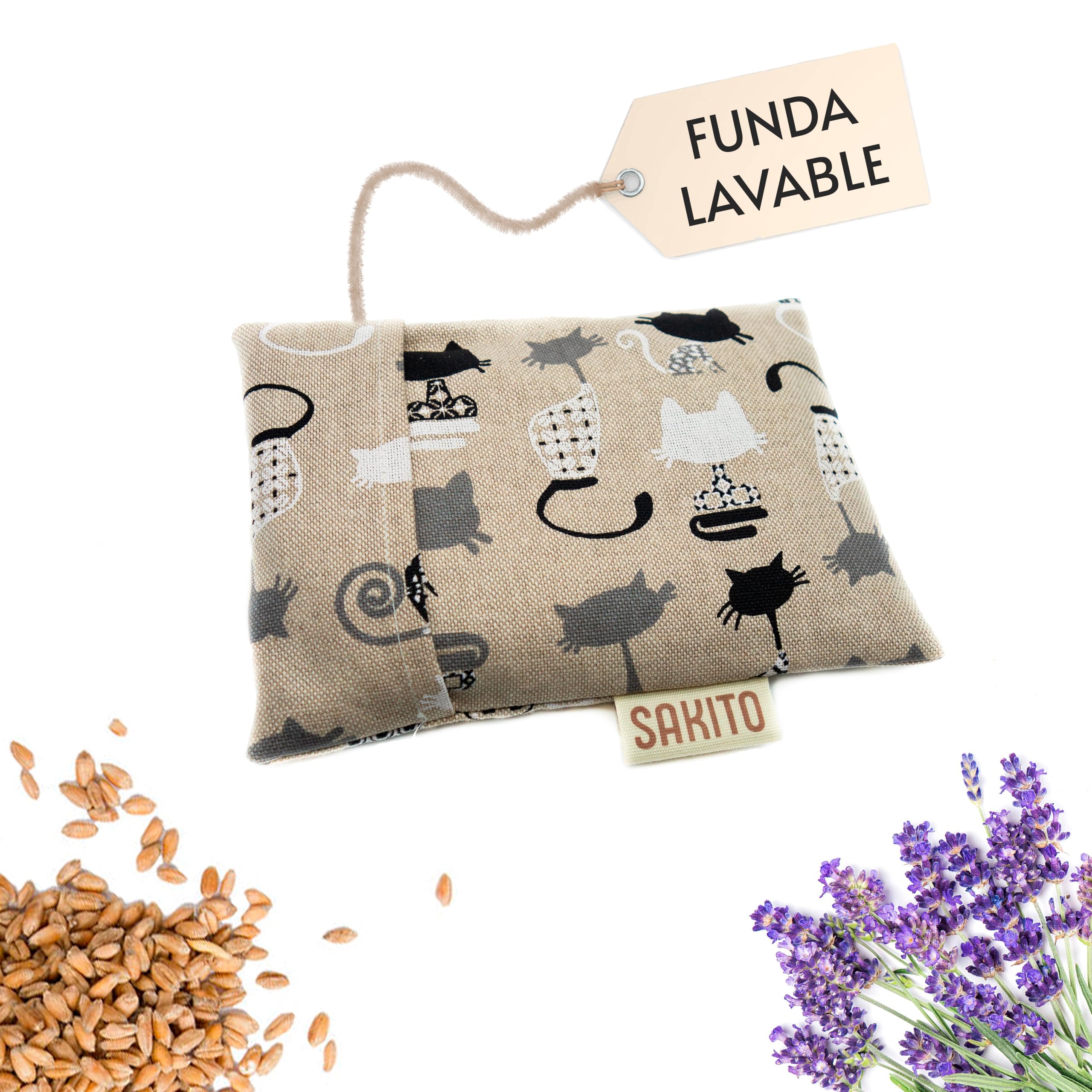 Saco Semillas Microondas (15x10 cm) - Terapia Natural para Cólicos - Calor Natural para Barriguita y Eliminar Gases, Relajacion Infantil - Seguro para Bebes - Tela de Primera Calidad y Funda Lavable