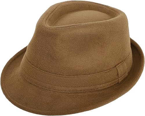 Simplicity Sombrero unisex estilo clásico de Manhattan Fedora unisex