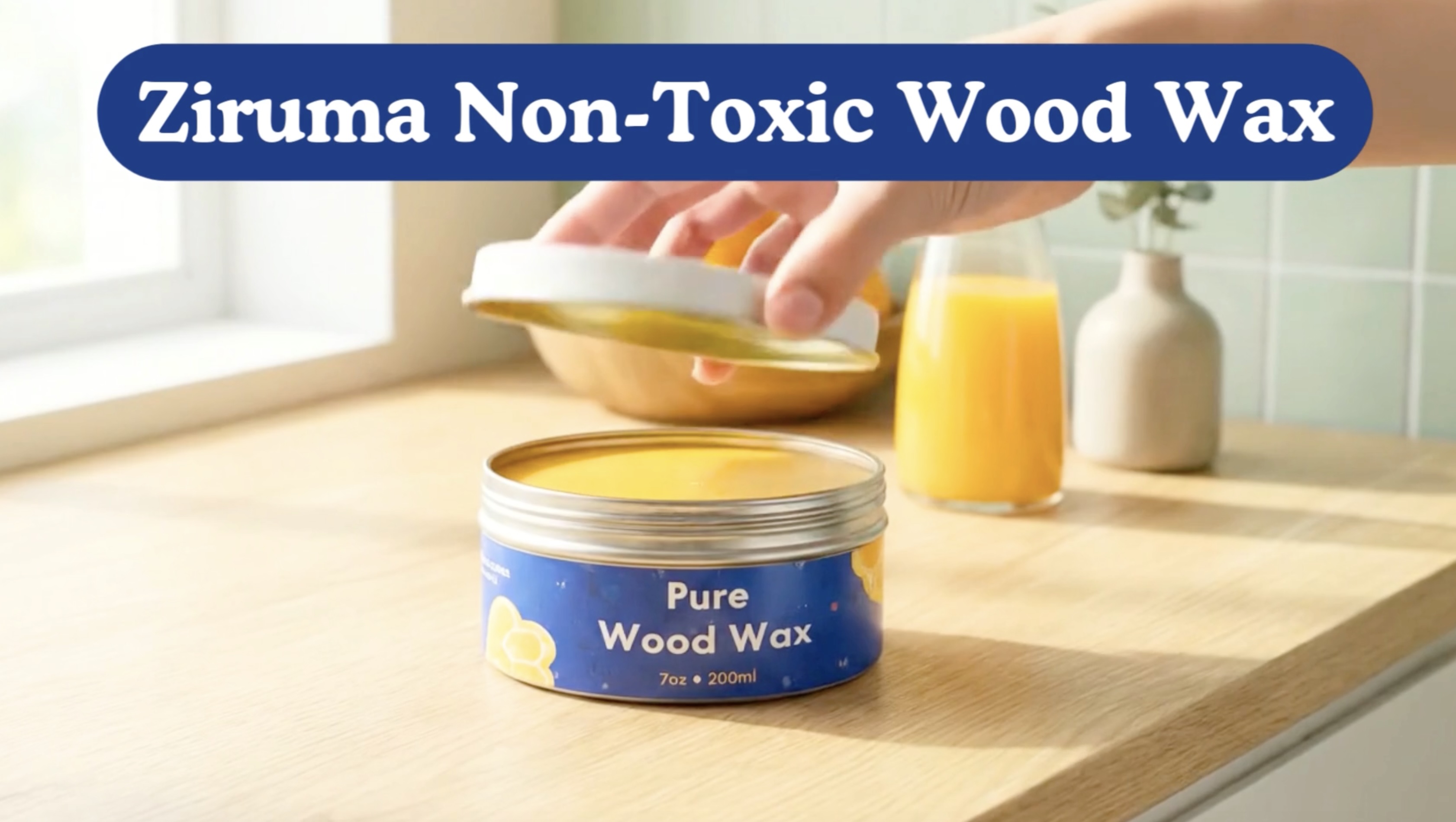 Amazon.com: Non-Toxic Wood Wax - Natural Wood Conditioner for