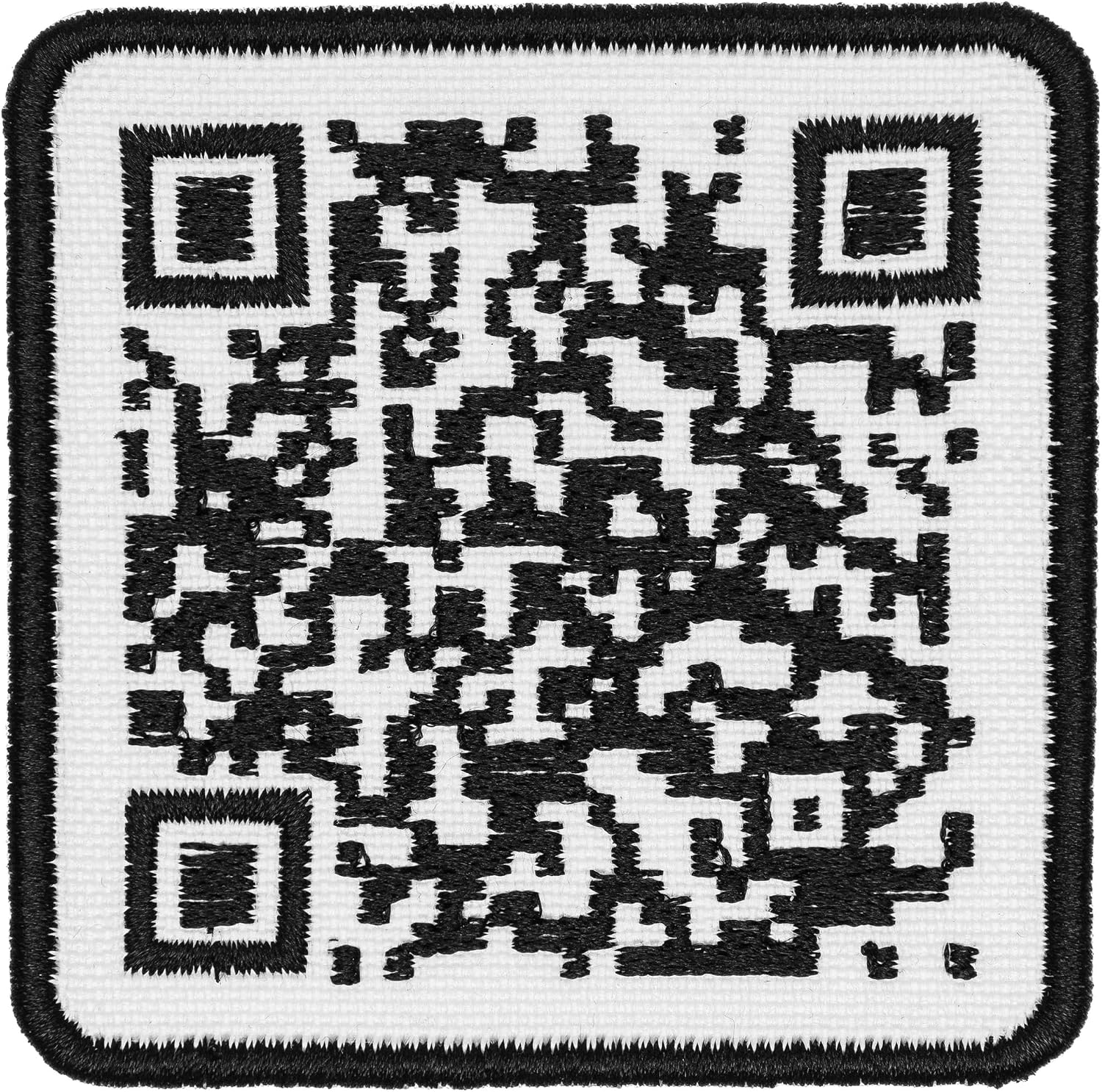 SHEVRONS QR-Code Tactical Funny Morale Novelty Patch for Hats, Vests, Jeans, Backpacks, All Clothes, and Gear - Highly Durable and Incredibly Resistant to Fading and Tearing - 2.83 x 2.83 in