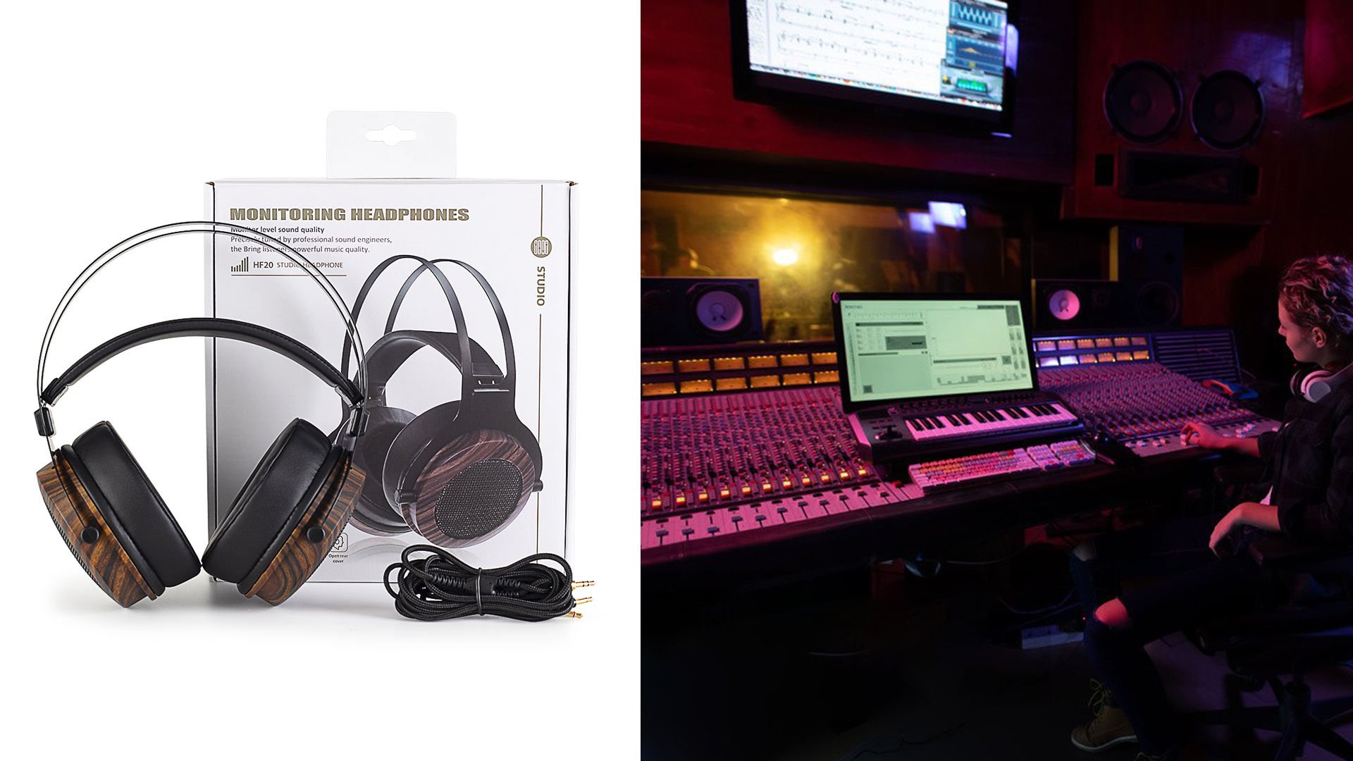Amazon.com: lotorasia Wired Over Ear Headphones, Studio Headset