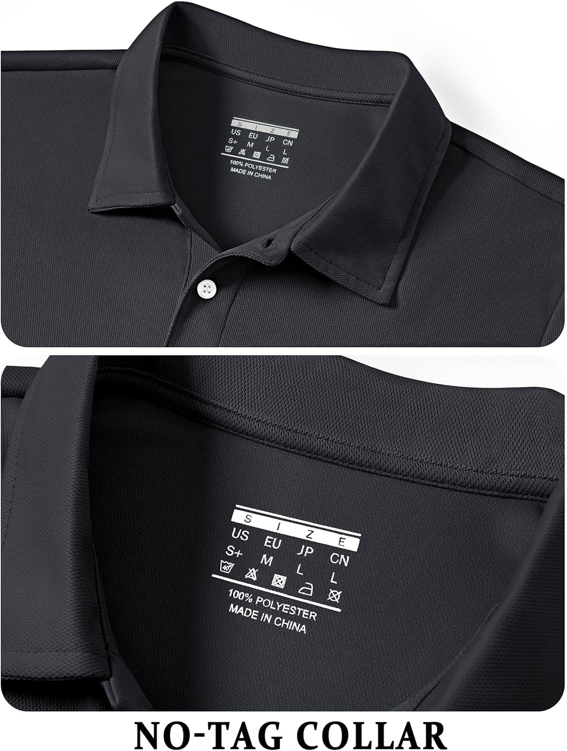 TACVASEN Mens Golf Shirt Dry Fit Mens Polo Shirts Short Sleeve Performance Golf Polos for Men with Collar Work Shirts