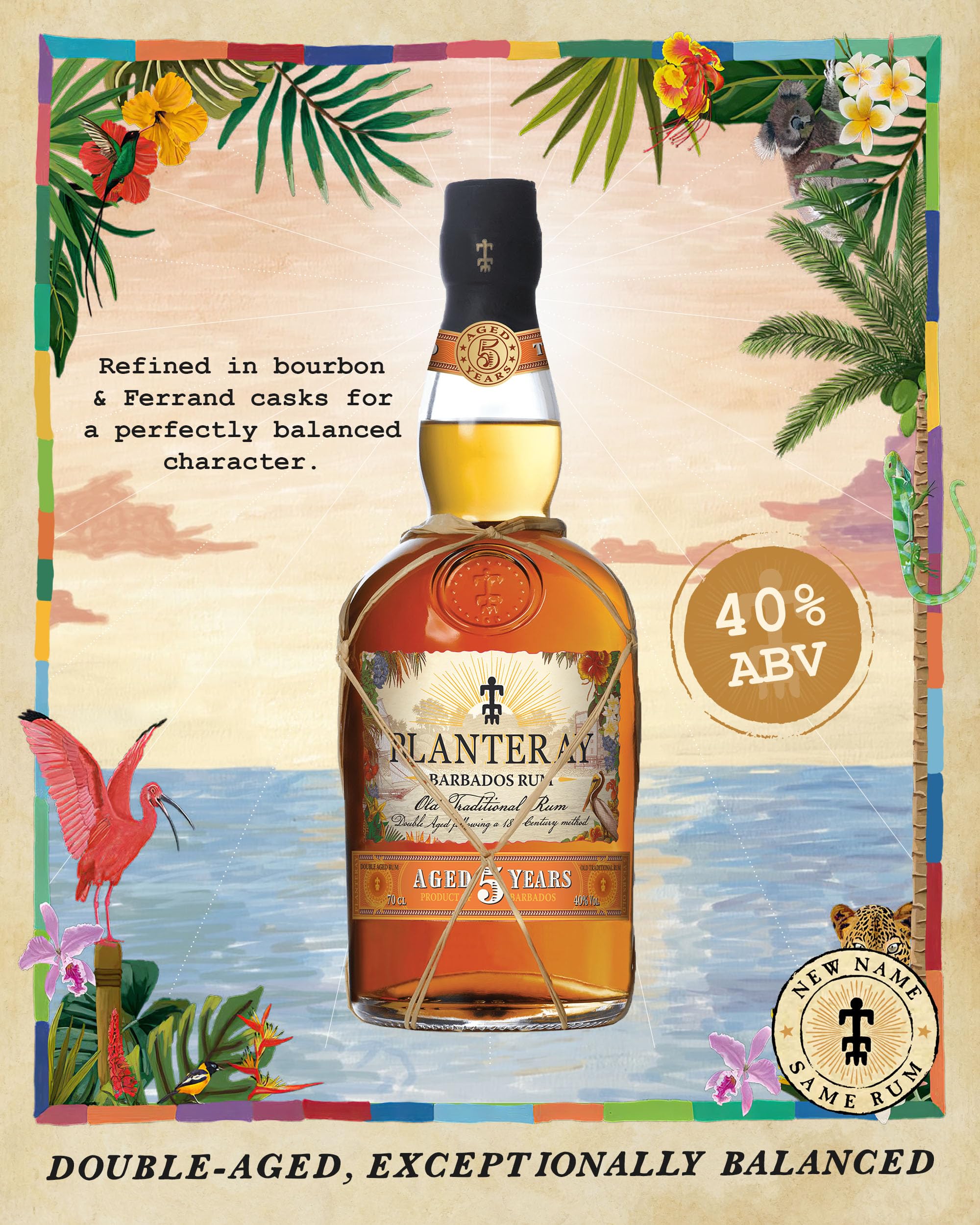 Planteray Barbados Aged 5 Years Grande Réserve Rum (1 x 0.7 l) (Packung mit 2)