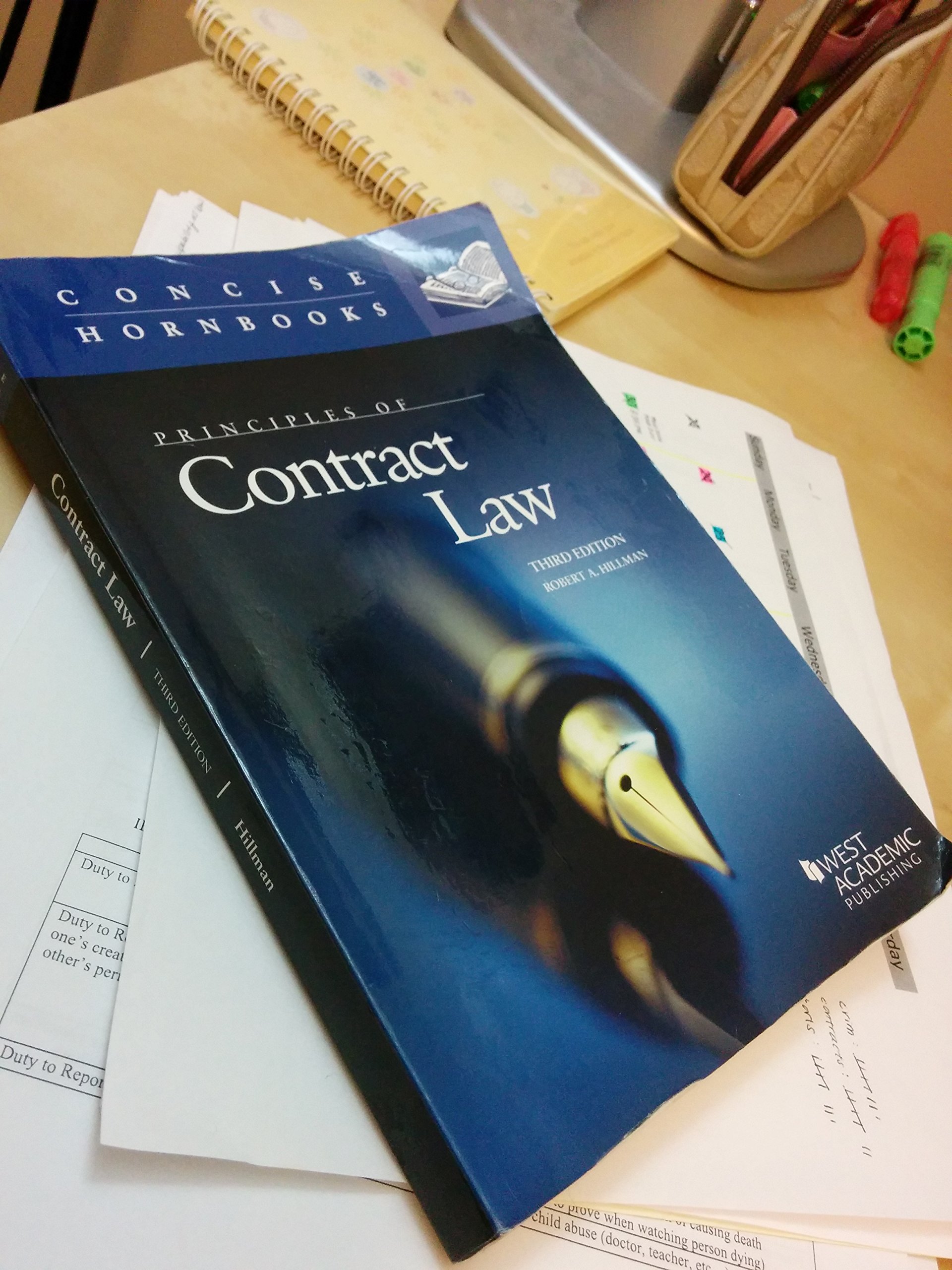洋書 Contract Law 2012 Principles of Contract Law | Amazon.com.br