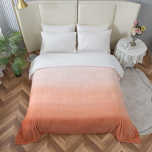 Vista 128 de Elegant Comfort Manta de lujo aterciopelada, ligera para todas las estaciones, ultra afelpada, suave, acogedora y mullida para sofá, cama, viajes