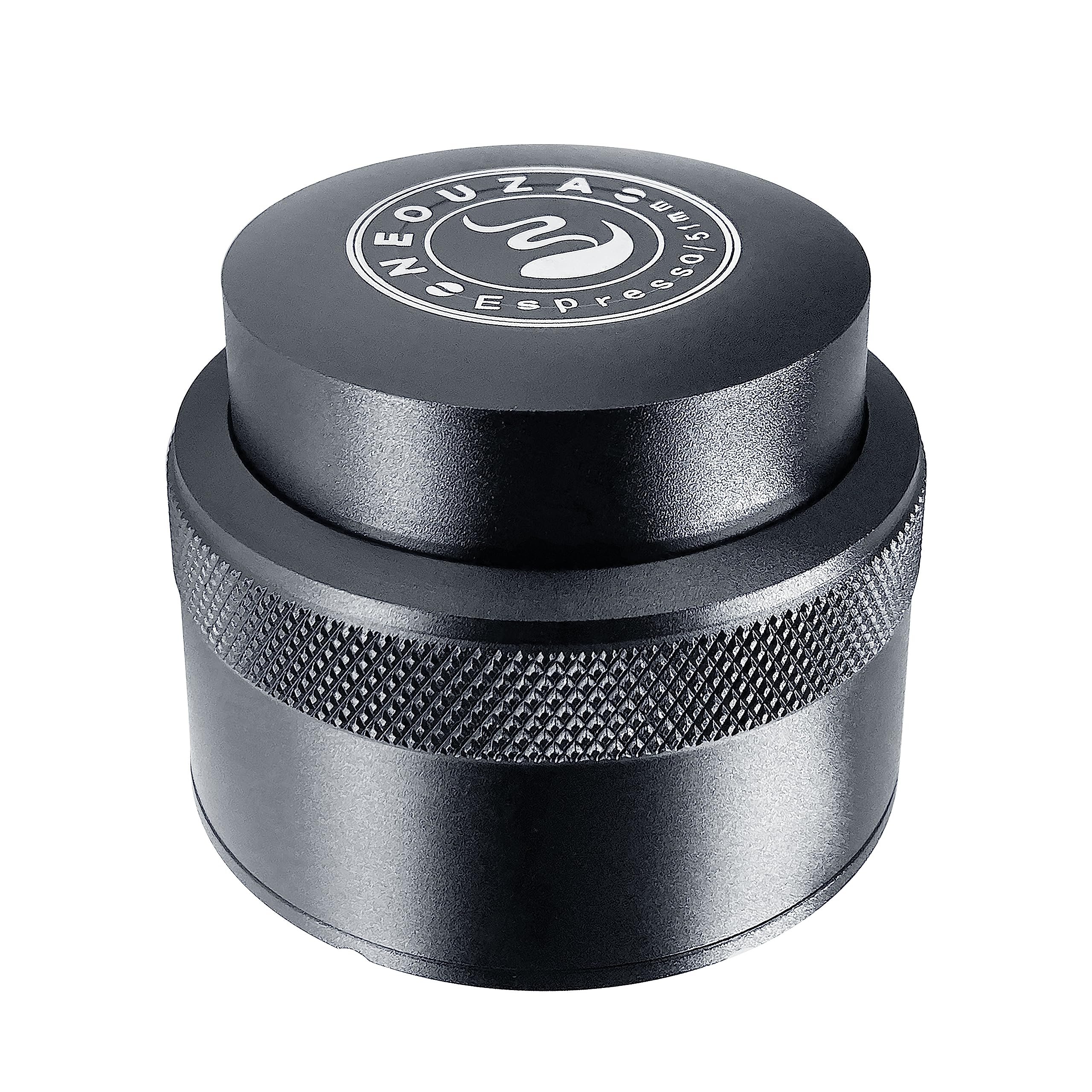 NEOUZA 49mm Coffee Palm Tamper Barista Leveler Tool Spring Loaded Stainless Steel Flat Base for Espresso Machine Portafilter