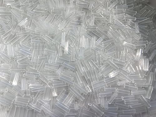 Miniatura 10 de Cuentas de corneta checa de 40 gr  1.4 oz Tamaño del tubo de vidrio #3 0.276 in (cristal iridiscente)