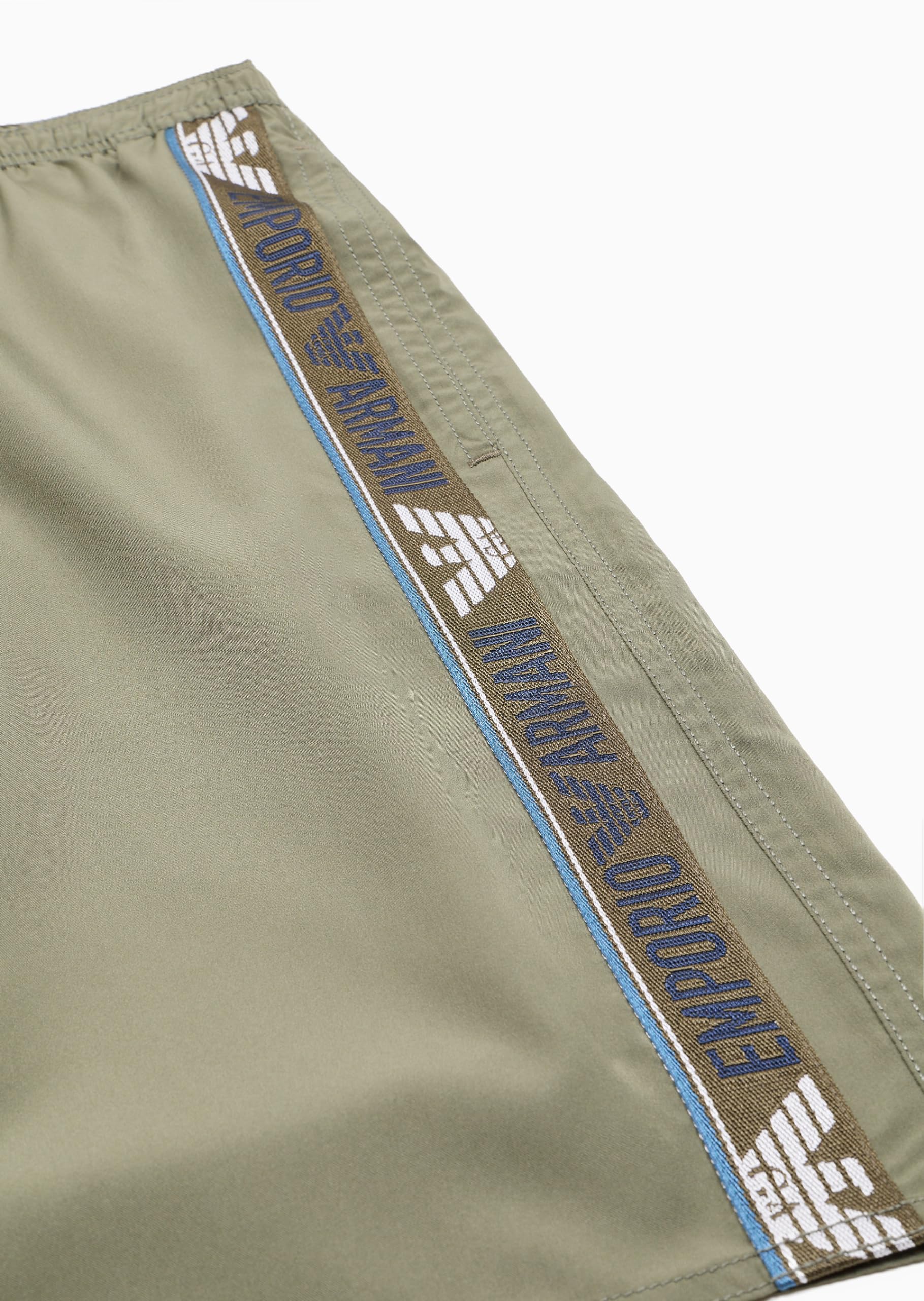Emporio Armani Logotape Swim Bermuda Boxer Beachwear Hombre (Pack de 1)