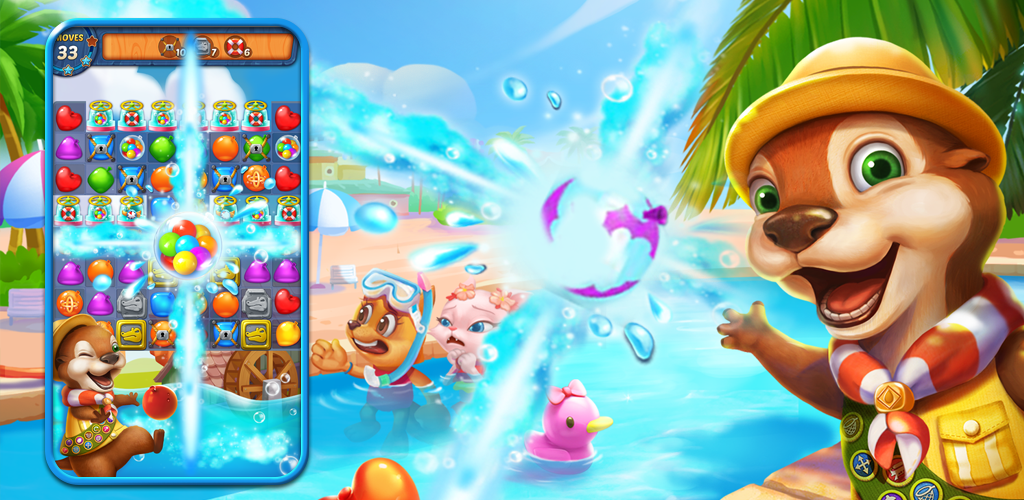 Water Balloon Blast Simple Match 3 for Android