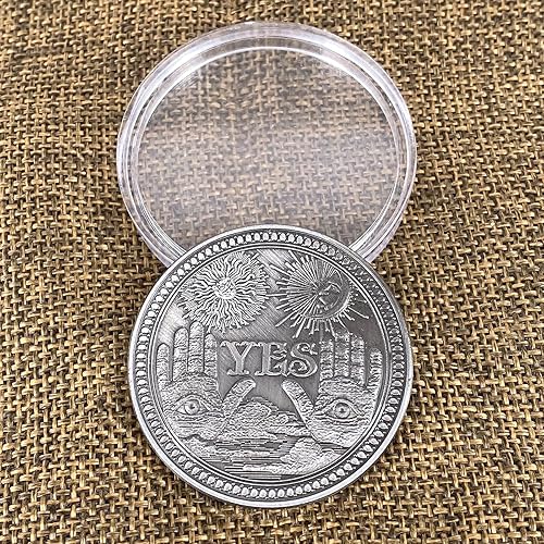 Miniatura 4 de Sí No Challenge Coin Decision Maker - Plata