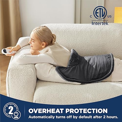 Miniatura 3 de Bedsure Almohadilla térmica para aliviar el dolor de cuello y hombros, almohadilla térmica con peso de regalo para mujeres, hombres y madres,