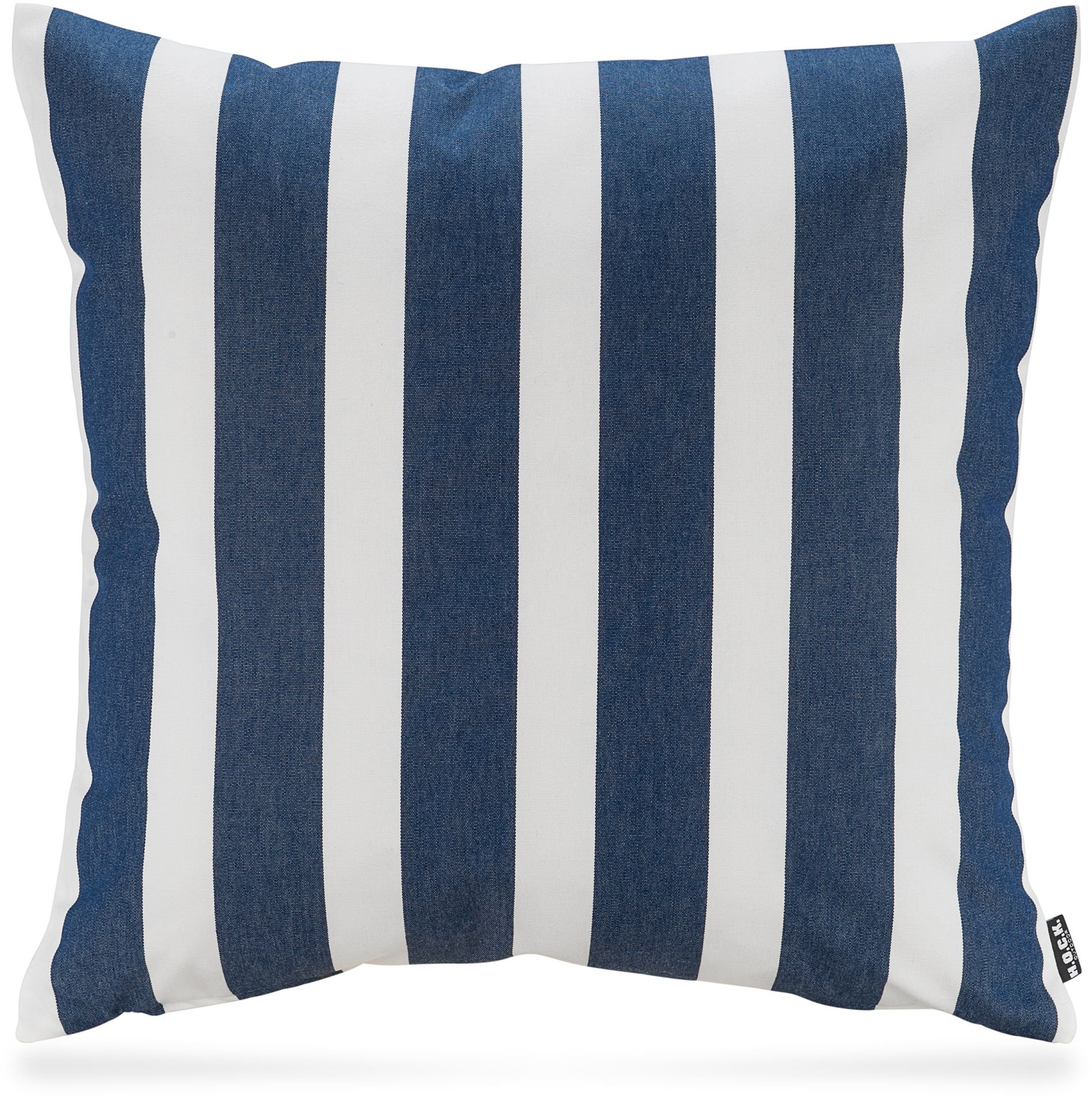 H.O.C.K. Kissen inkl. Füllung Outdoor Classic Streifen (50 x 50 cm, Navy-blau Sun)