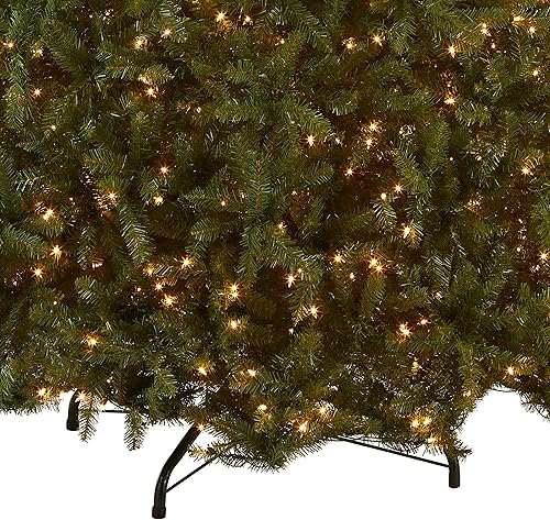 Miniatura 3 de National Tree Company Dunhill - Árbol de abeto con 450 luces transparentes 45 pies