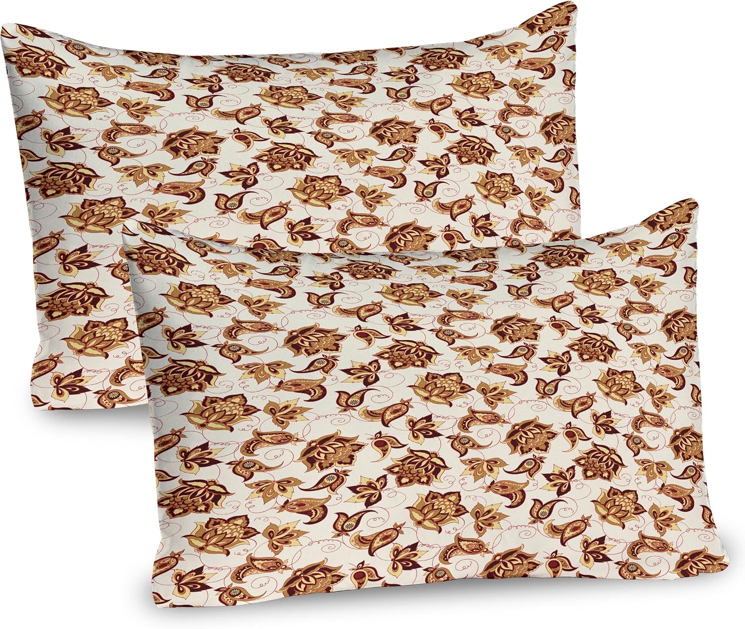Ambesonne Industrial Pillow Sham Set of 2, Rusty Iron Porthole Grunge Scratched Steel Factory Entrance Retro Image, Quality Microfiber Bedding Item for All Seasons, 26" x 20", Dark Taupe