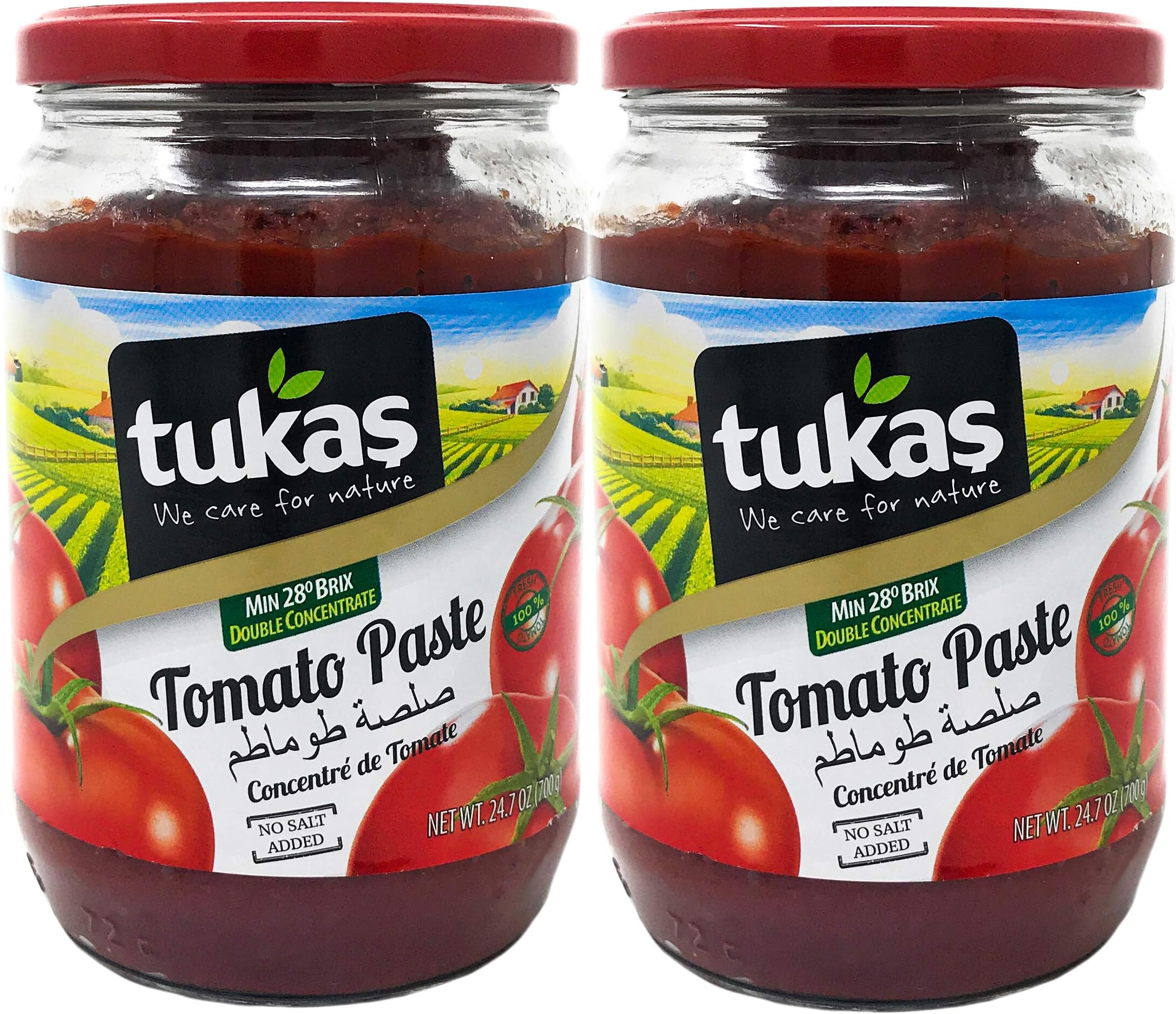 Premium Turkish Tomato Paste 24.7 Ounce 2 Pack