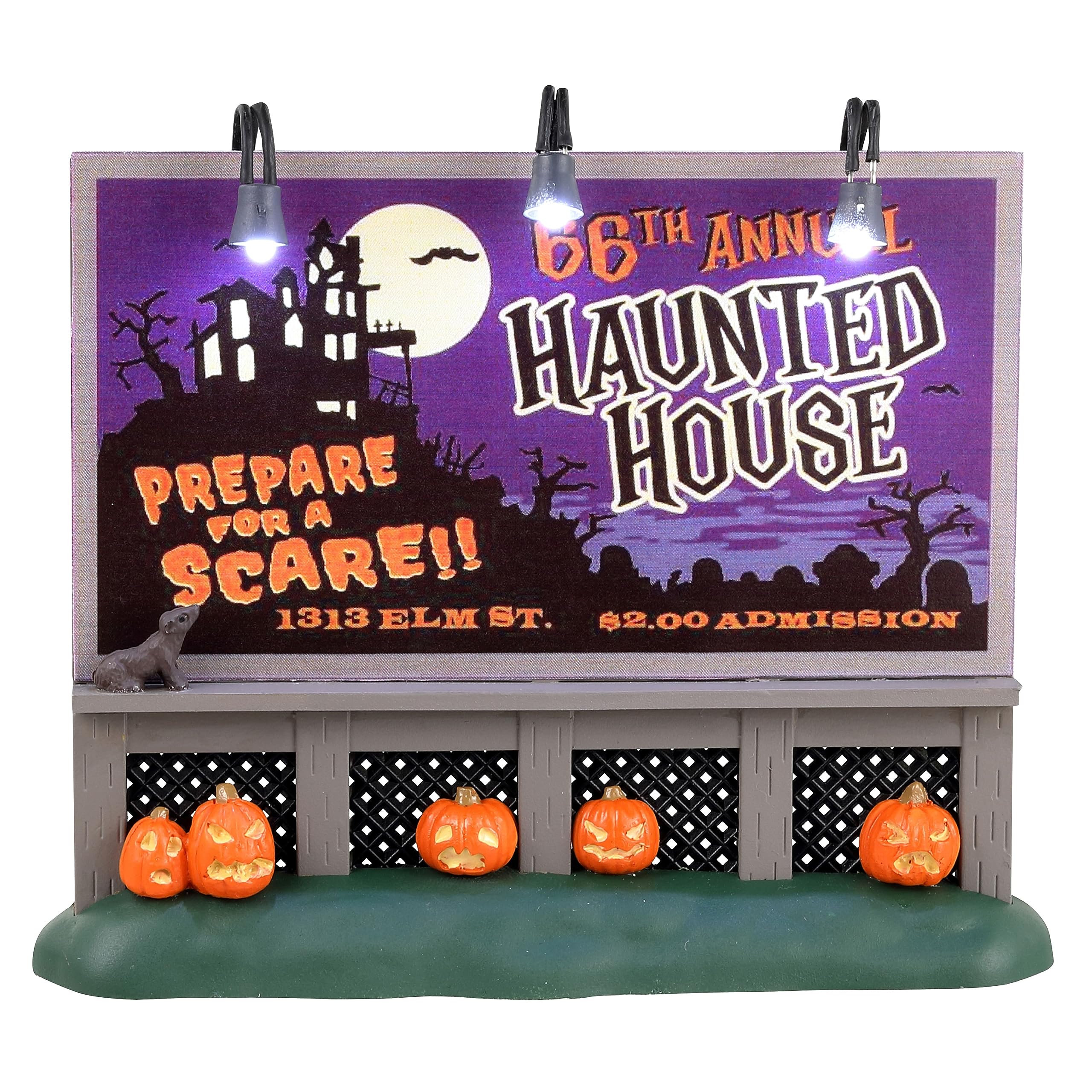 Lemax Village Collection - Spooky Town Haunted House Billboard # 34075