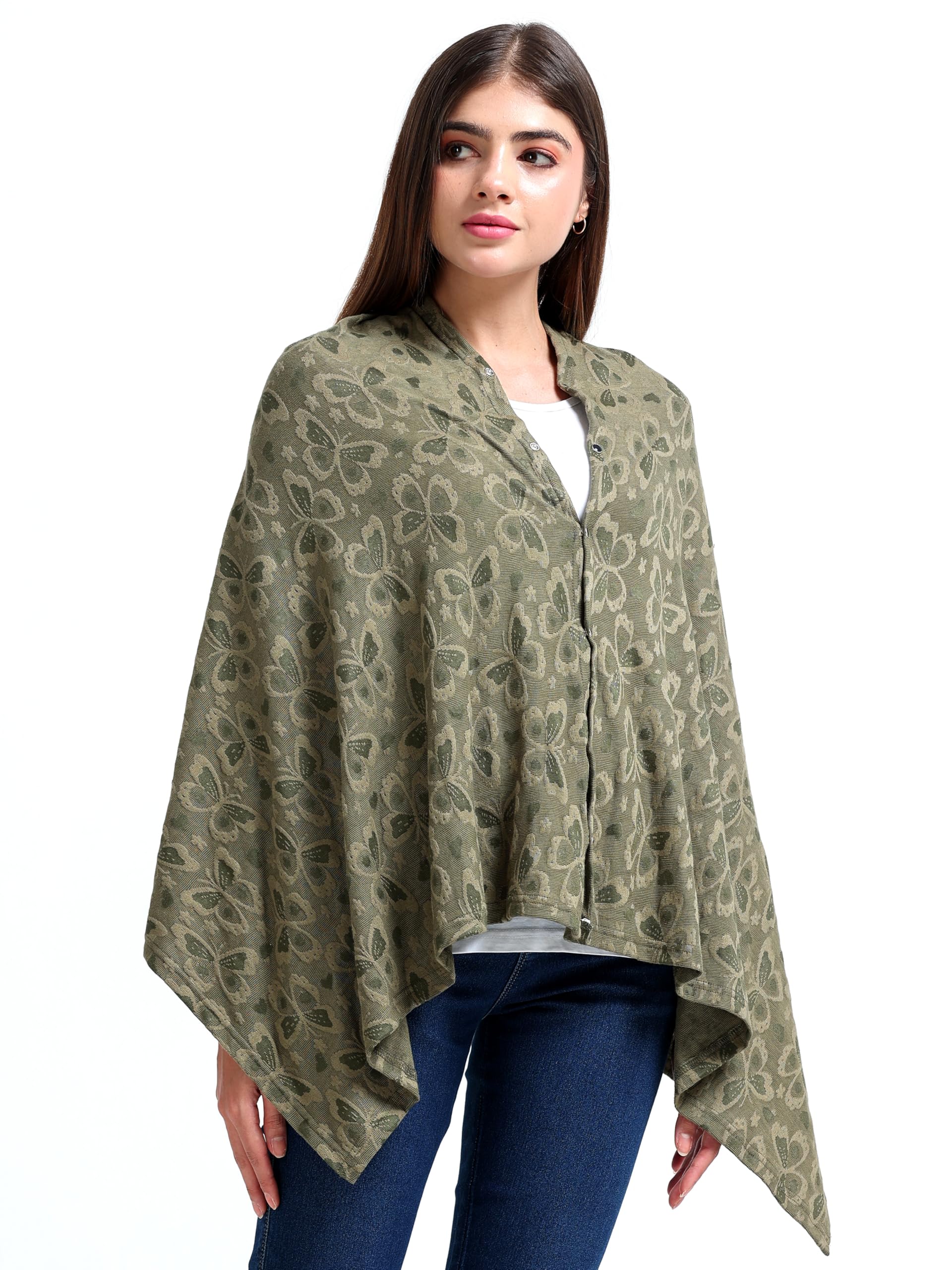 AGUILA Premium Soft And Warm Feeding shawl Feeding Cloak (NAVY)-picture-16