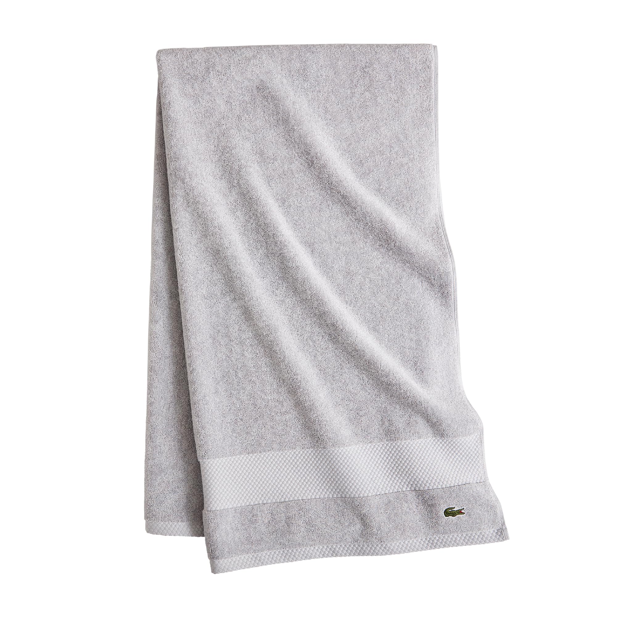 Lacoste Heritage Supima Cotton Bath Towel, Microchip, 30" x 54"