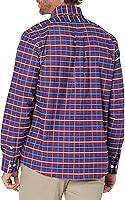 Vista 2 de Brooks Brothers Men's Non-Iron Stretch Oxford Sport Shirt Long Sleeve Check