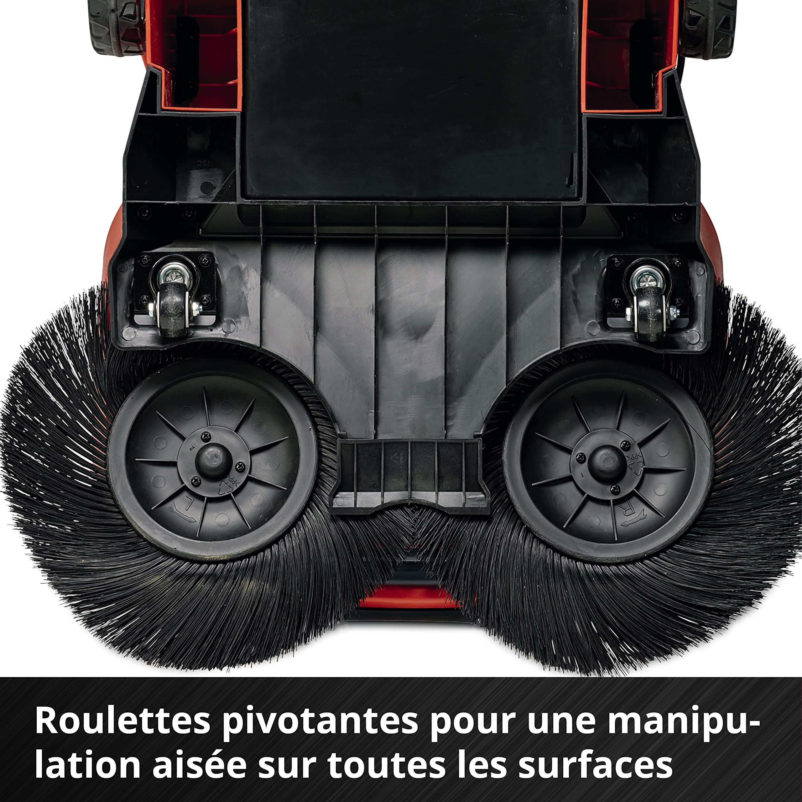 Einhell Balayeuse sans fil TE-SW 18/610 Li-Solo Power X-Change (18V, collecteur de débris de 20 litres, position de stationnement, guidon réglable) Livré sans Batterie ni Chargeur