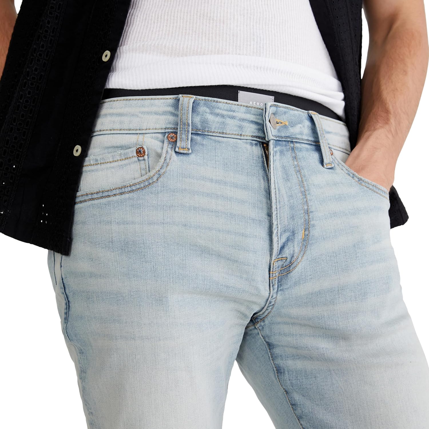 Aeropostale Men's Slim Premium Max Stretch Jean