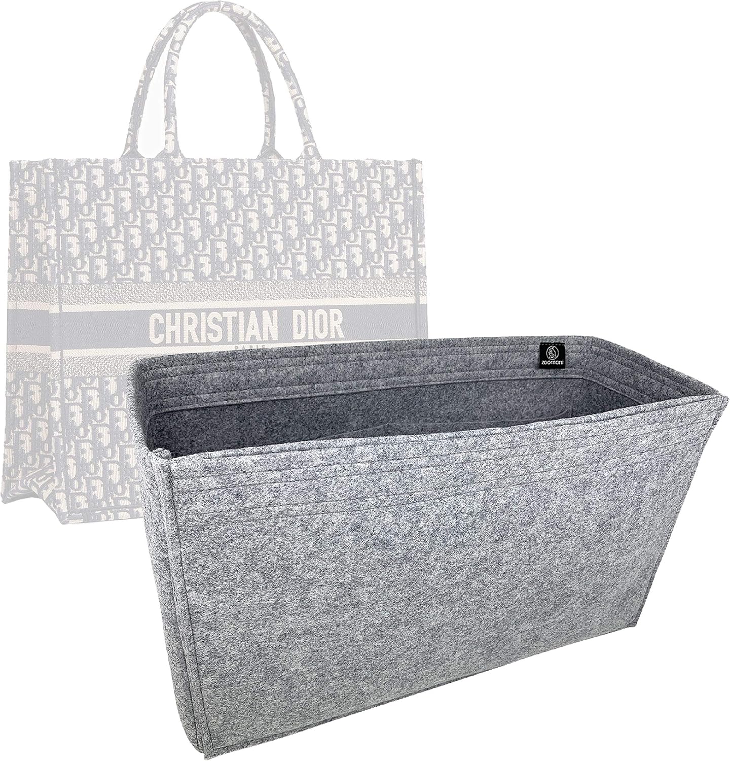 Bag Organizer for Dior Large Book Tote - Premium Felt (Handmade/20 Colors)