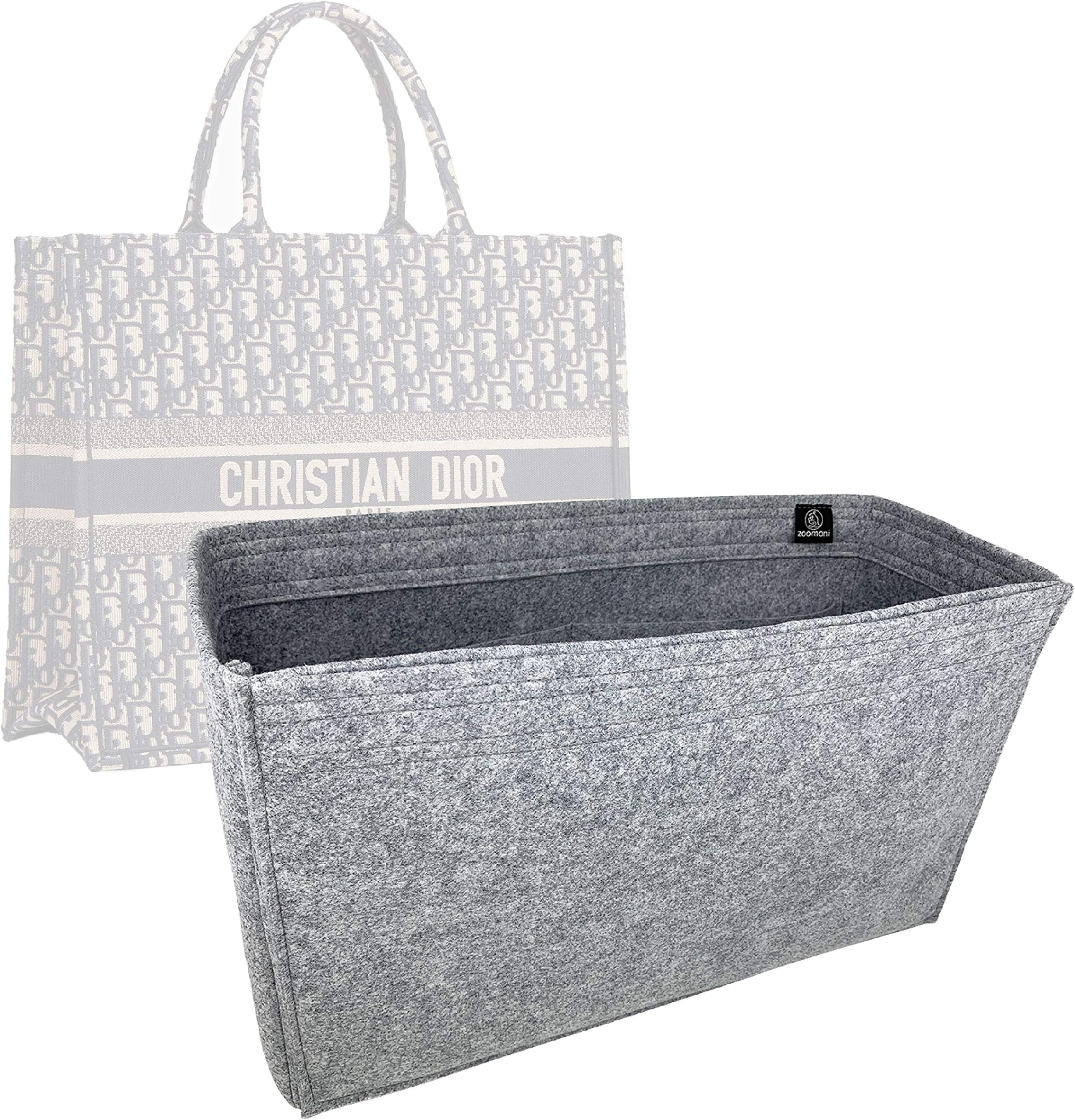 ZoomoniBag Organizer for Dior Large Book Tote - Premium Felt (Handmade/20 Colors)