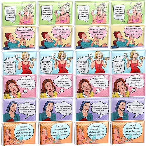 Miniatura 115 de Paquete de 24 pañuelos de tamaño de viaje, paquete delgado de 3 capas, tamaño cartera, pañuelos de bolsillo para viajes, bodas, fiestas, 6 estilos