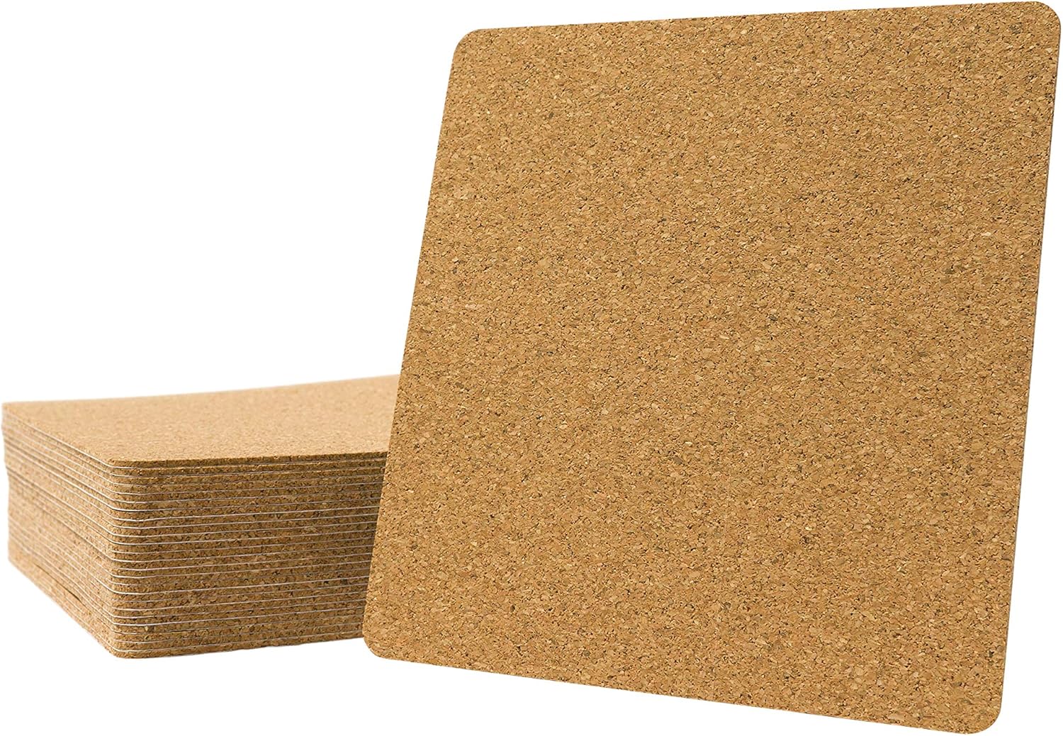 Self Stick Cork Backing for 6" Tile Measures 5.45" X 5.45