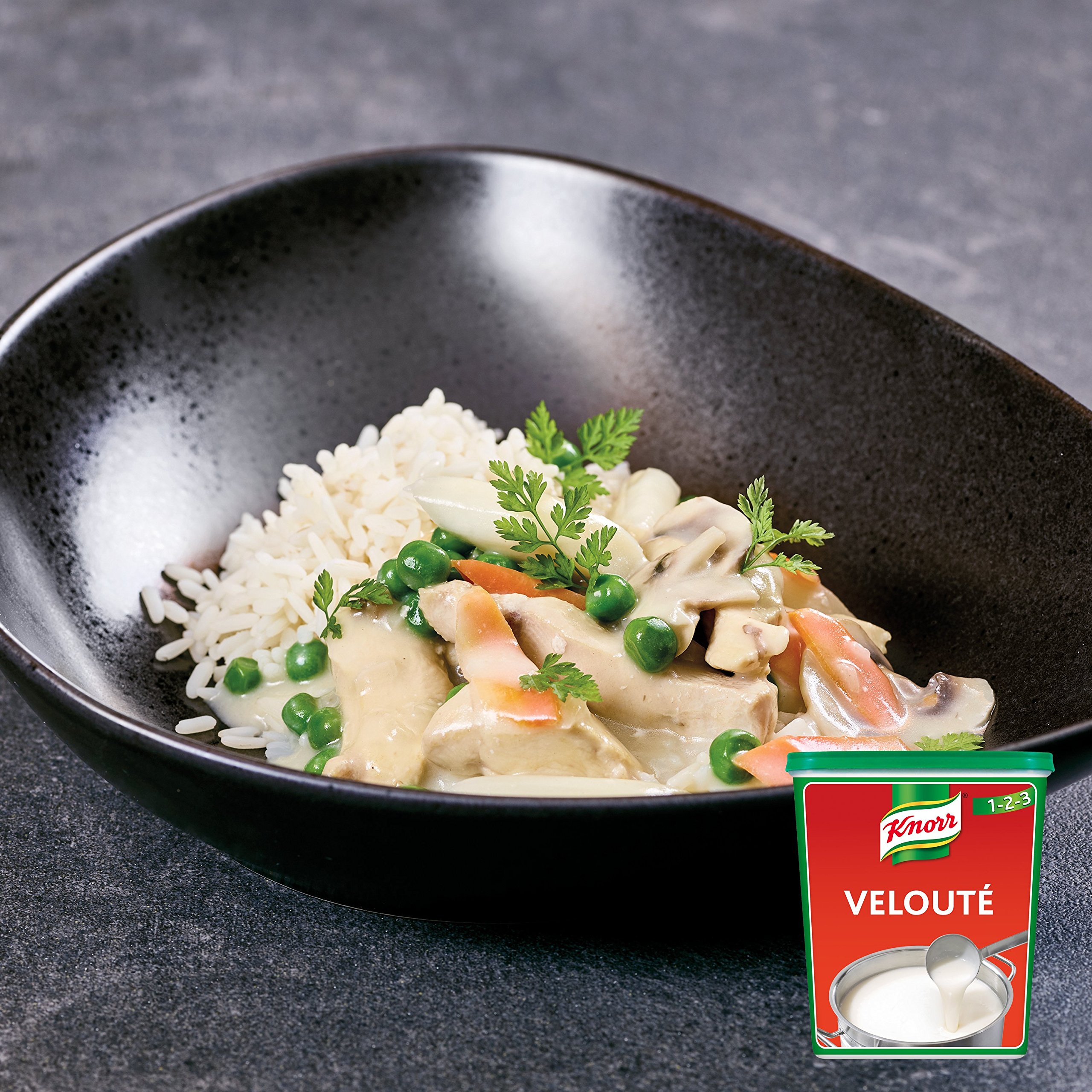 Knorr Velouté Weisse Grundsauce, 1er Pack (1 x 1 kg)