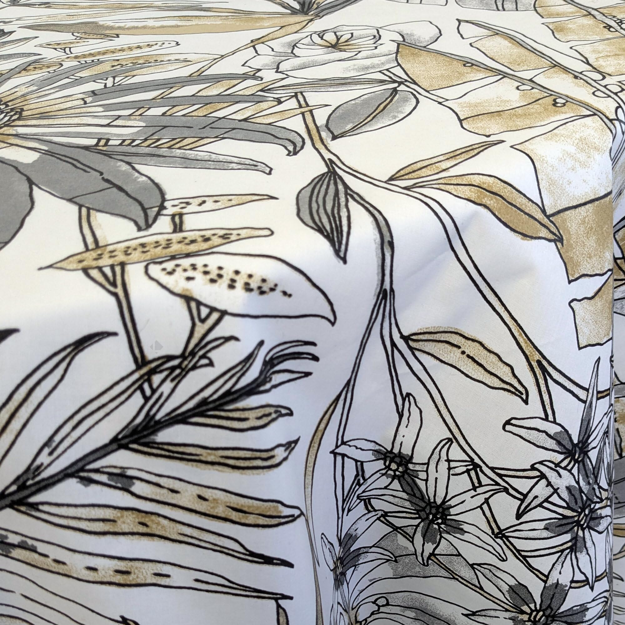 Linnea Tischdecke, rechteckig, 160 x 250 cm, Bahia, Kohlegrau, 100 % Baumwolle + Acrylbeschichtung, Abwaschbar, Outdoor