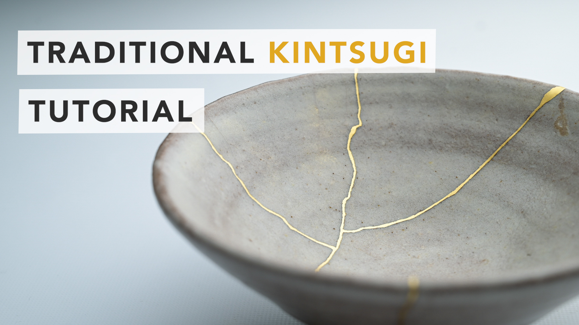 Watch Tutorial for Kintsugi Repair Kit on Amazon Live