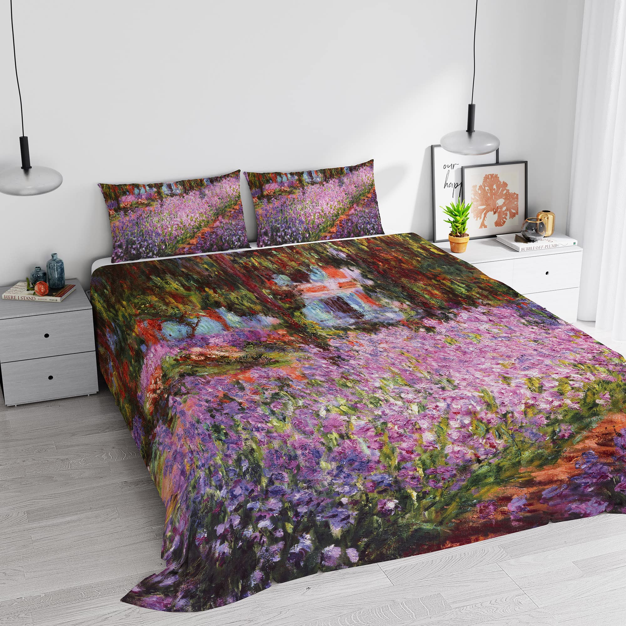 Italian Bed Linen SOGNI D'AUTORE, SD-55, 100% Cotton Bed Linen Set, Double, Doppelte