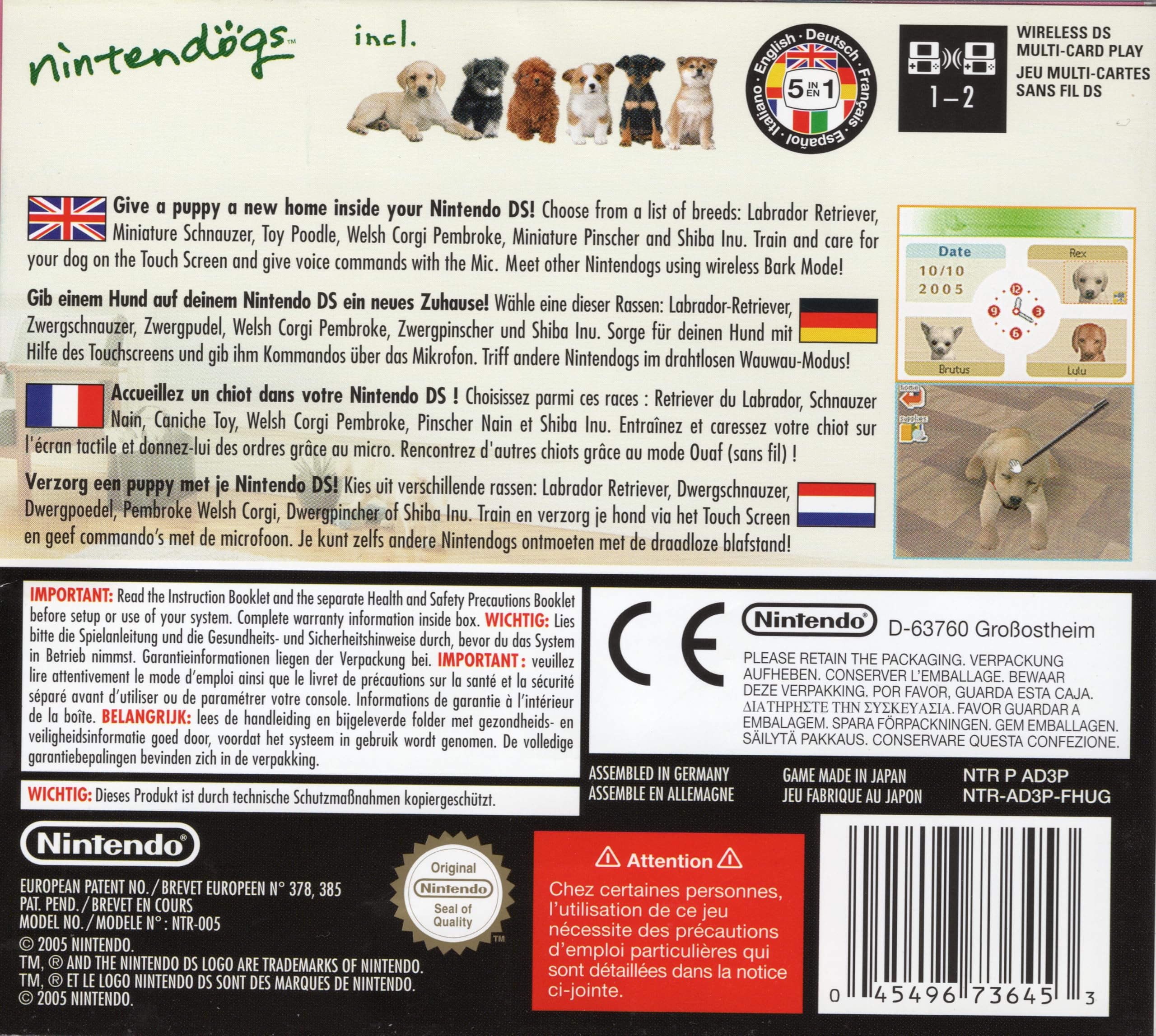 Nintendogs Labrador Retriever DS Lite DSi Game NEW PAL by Digibuys