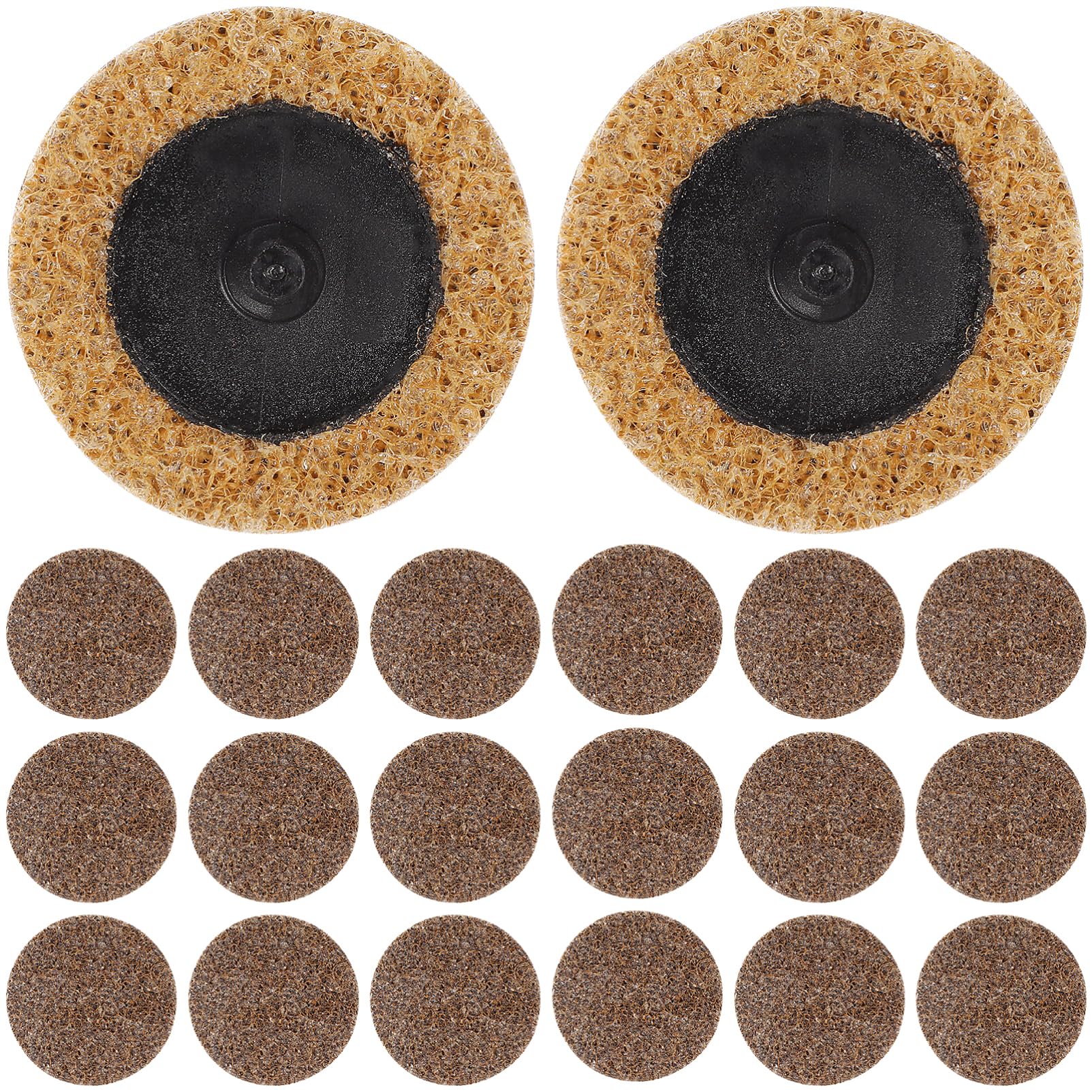Healifty Versatile 2in Sanding Discs Set Concrete Sander Polishing Sandpaper Rust Wire Brush for Stripper