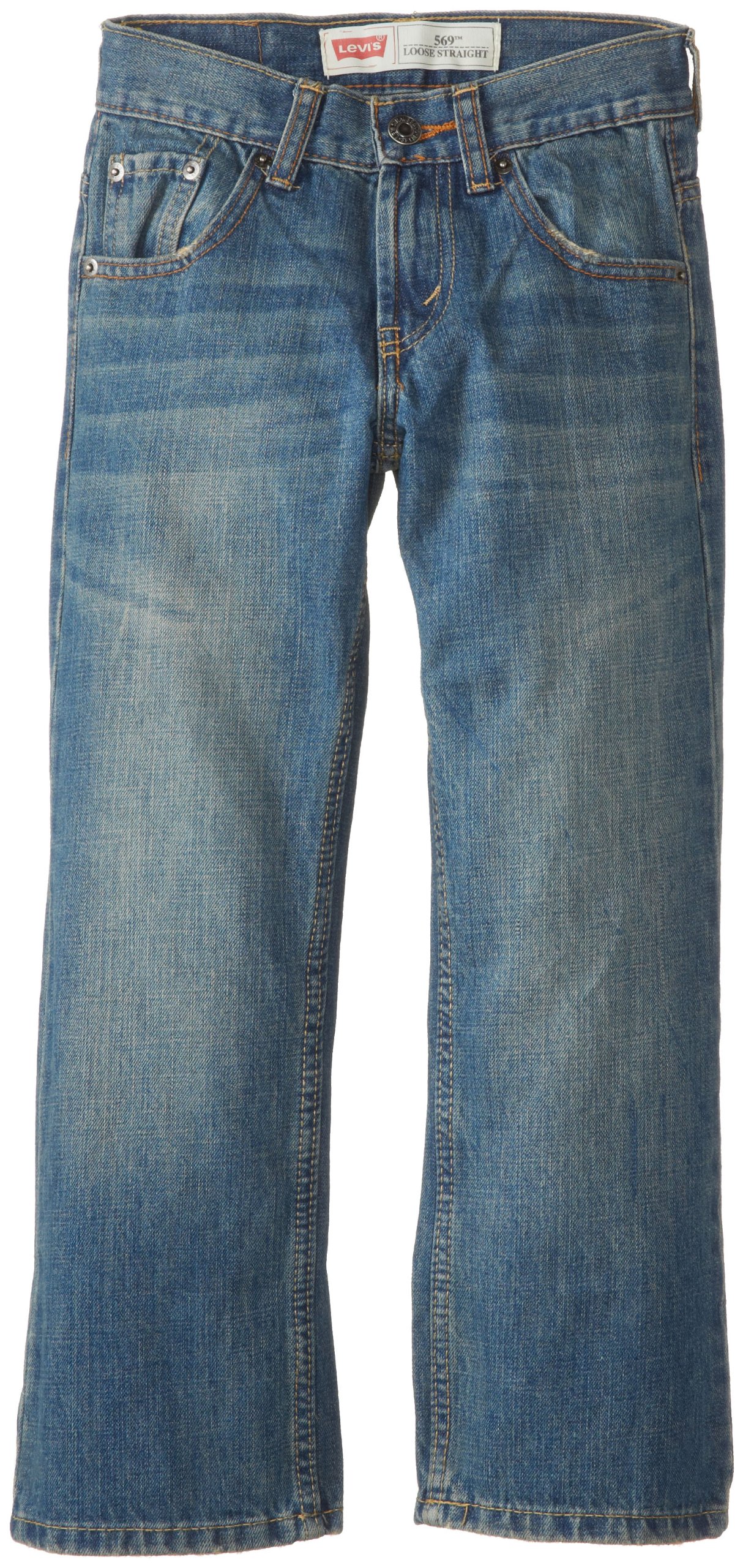 Levi's Big Boys' Slim 569 Loose Straight Jeans
