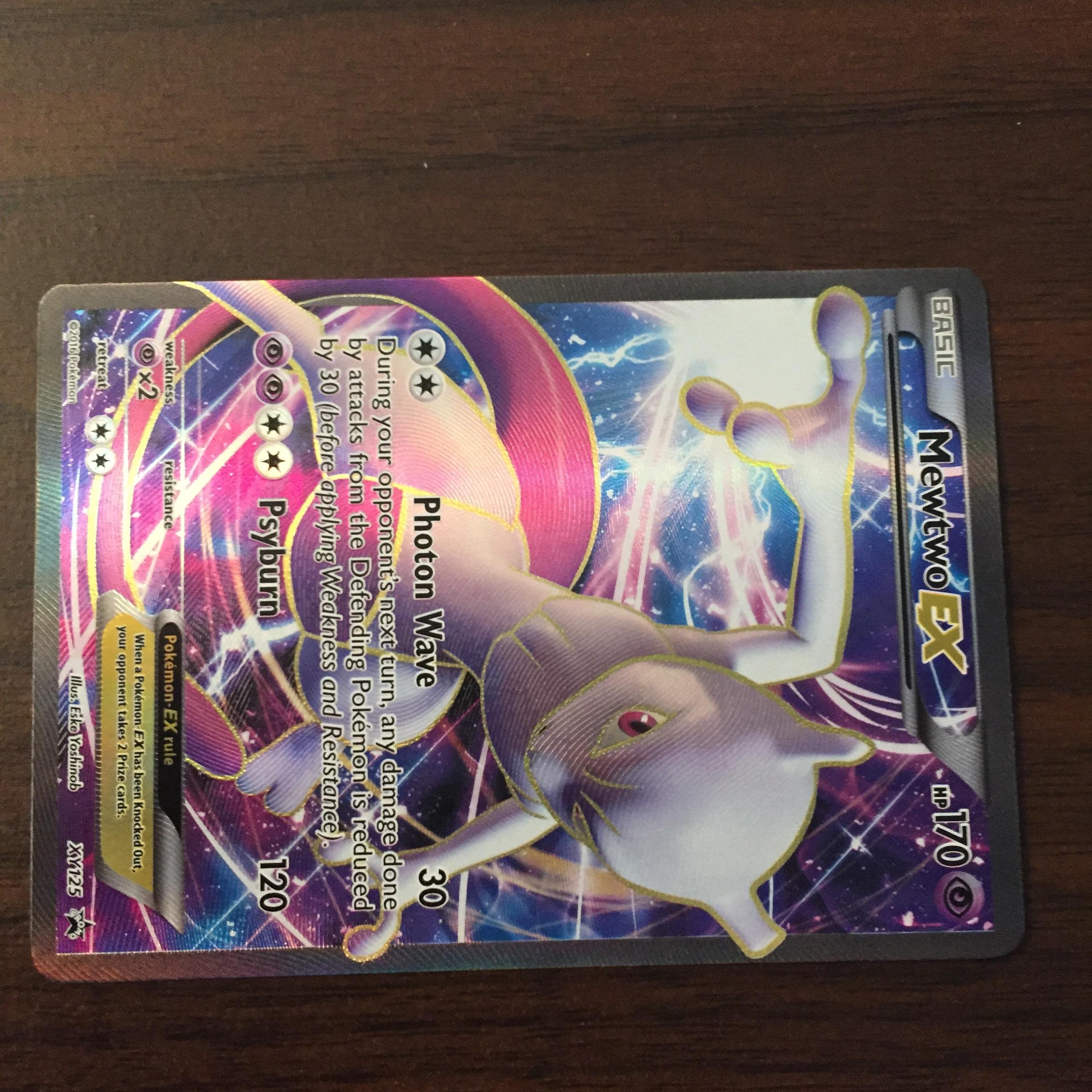 Premium Collection Mewtwo EX - XY125 - Full Art : Amazon.ca: Toys