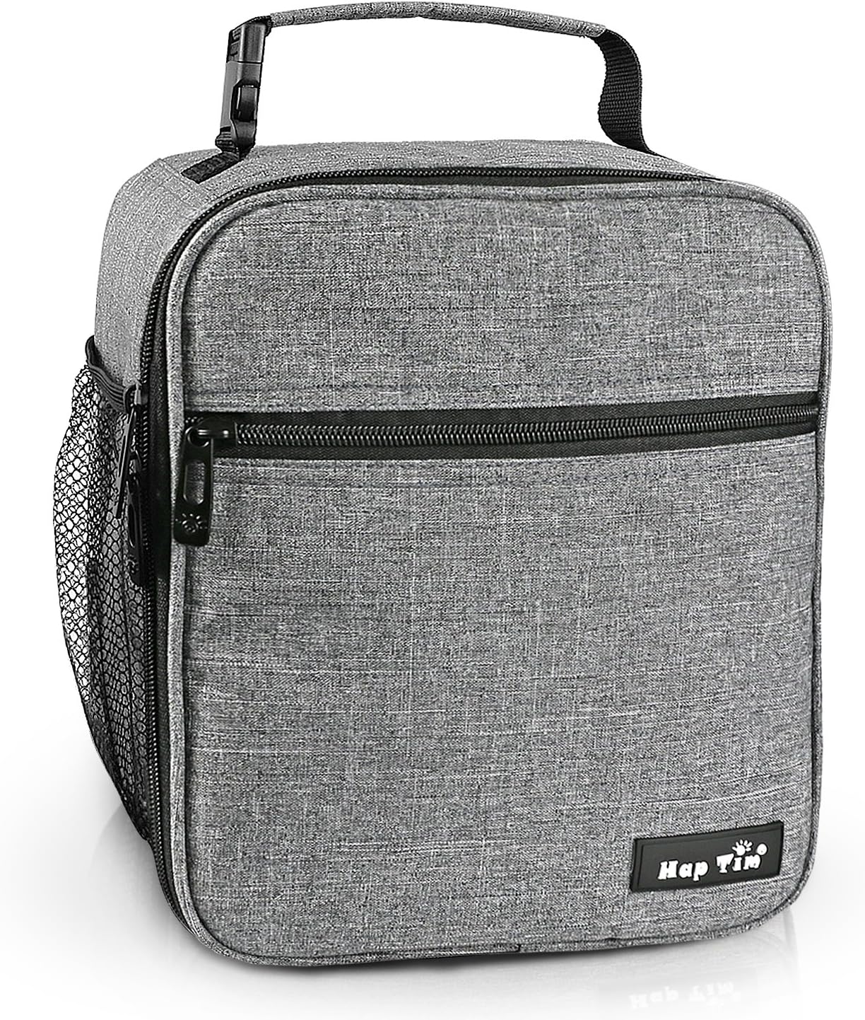 Insulated Lunch Bag for Adults & Kids, 6.5L Cool Boys Lunch Box Bag for Men Women, Tough & Spacious Cooler Bag Bento Lunch Boxes for Adults & Boys (Gray UK-18654-G)