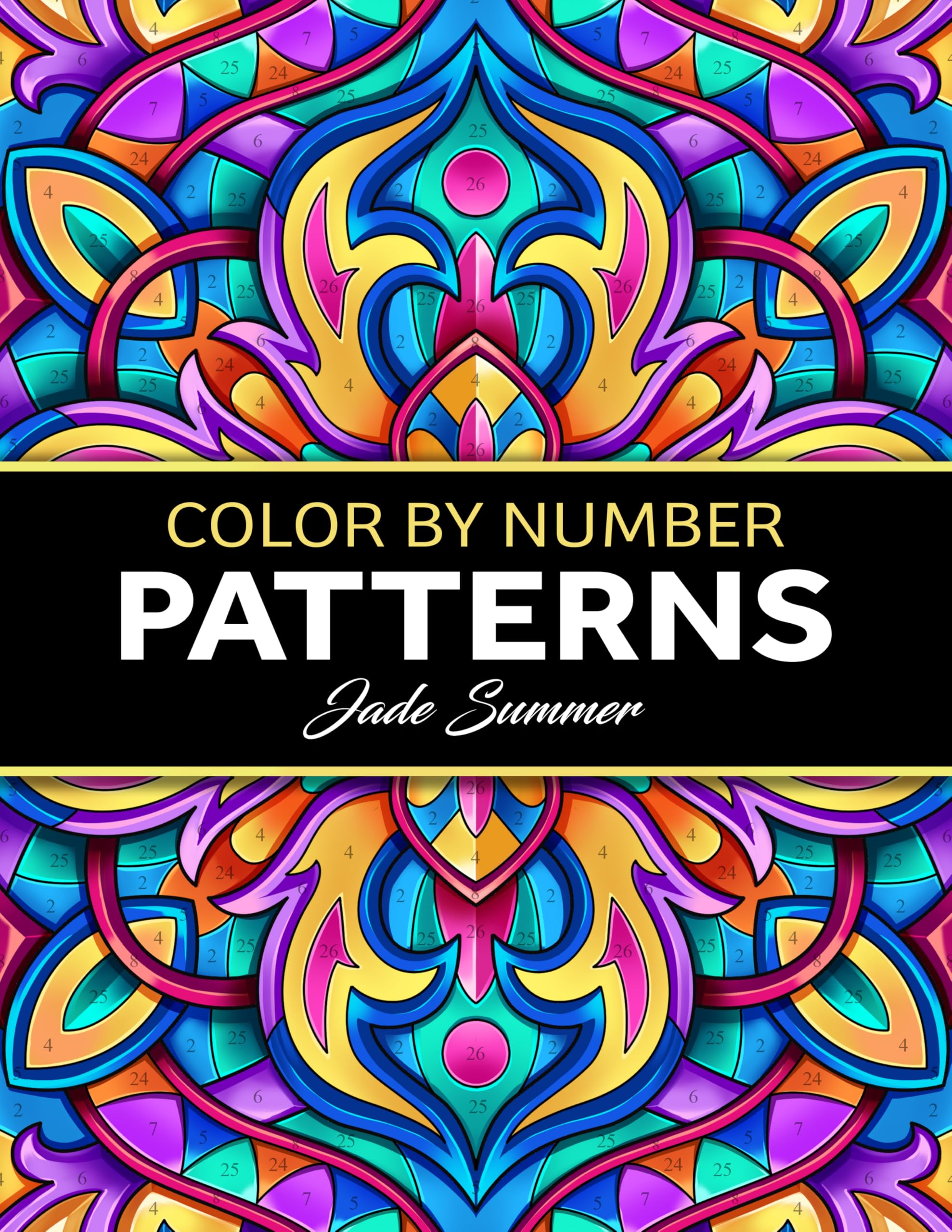 Color by Number Patterns: An Adult Coloring Book with Fun, Easy, and Relaxing Coloring Pages (Color by Number Coloring Books) Paperback – August 20, 2020