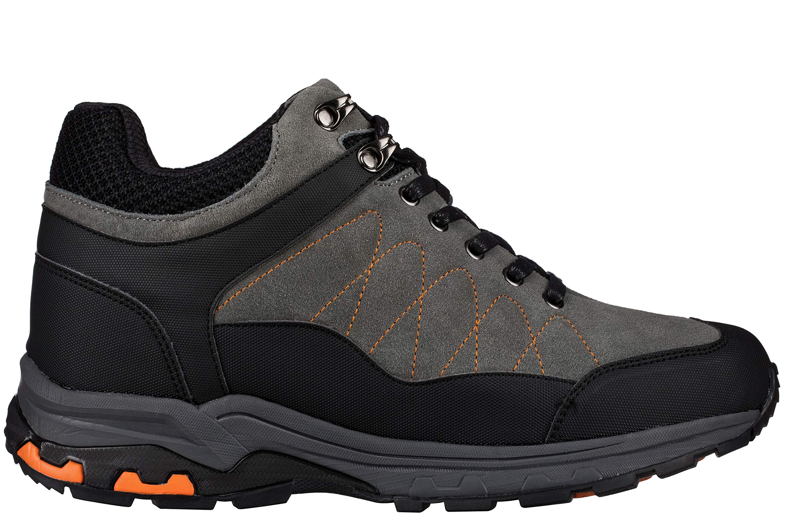 CALTO Men\'s Invisible Height Increasing Elevating Suede Hiking Boots Size: 10 Amazon.com | CALTO Men main image 2