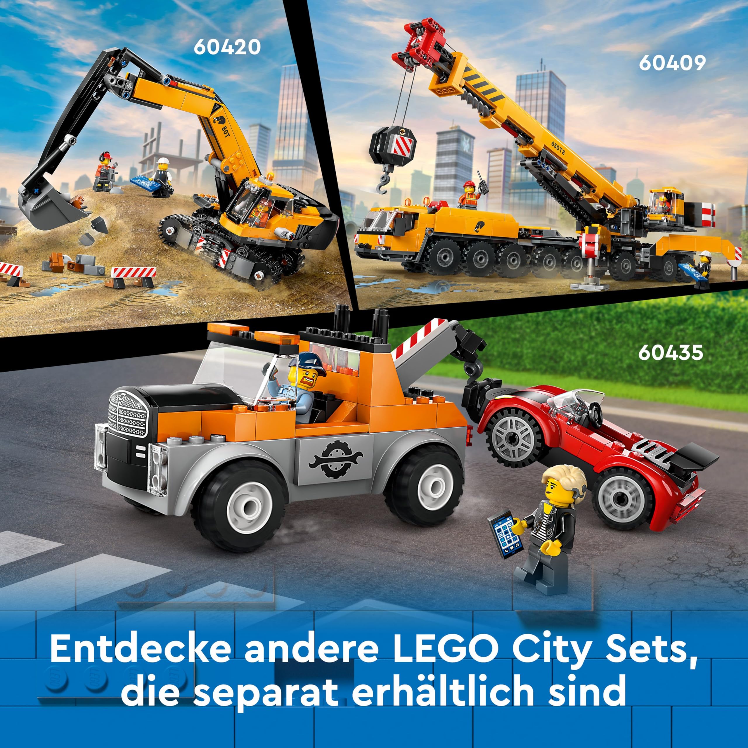 LEGO City Hafen mit Frachtschiff, Bauspielzeug für Jungen und Mädchen ab 8 Jahren, Geschenkidee für Kinder, Containerkran, Schiff-Spielzeug und 8 Minifiguren 60422