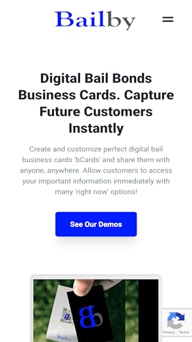 Bailby - Digital Bail Bonds Business Cards