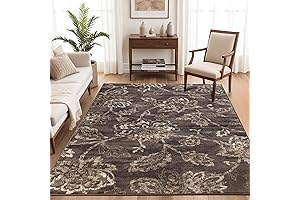 Bedroom Rug Beige: Modern Farmhouse Plush Carpet Cover