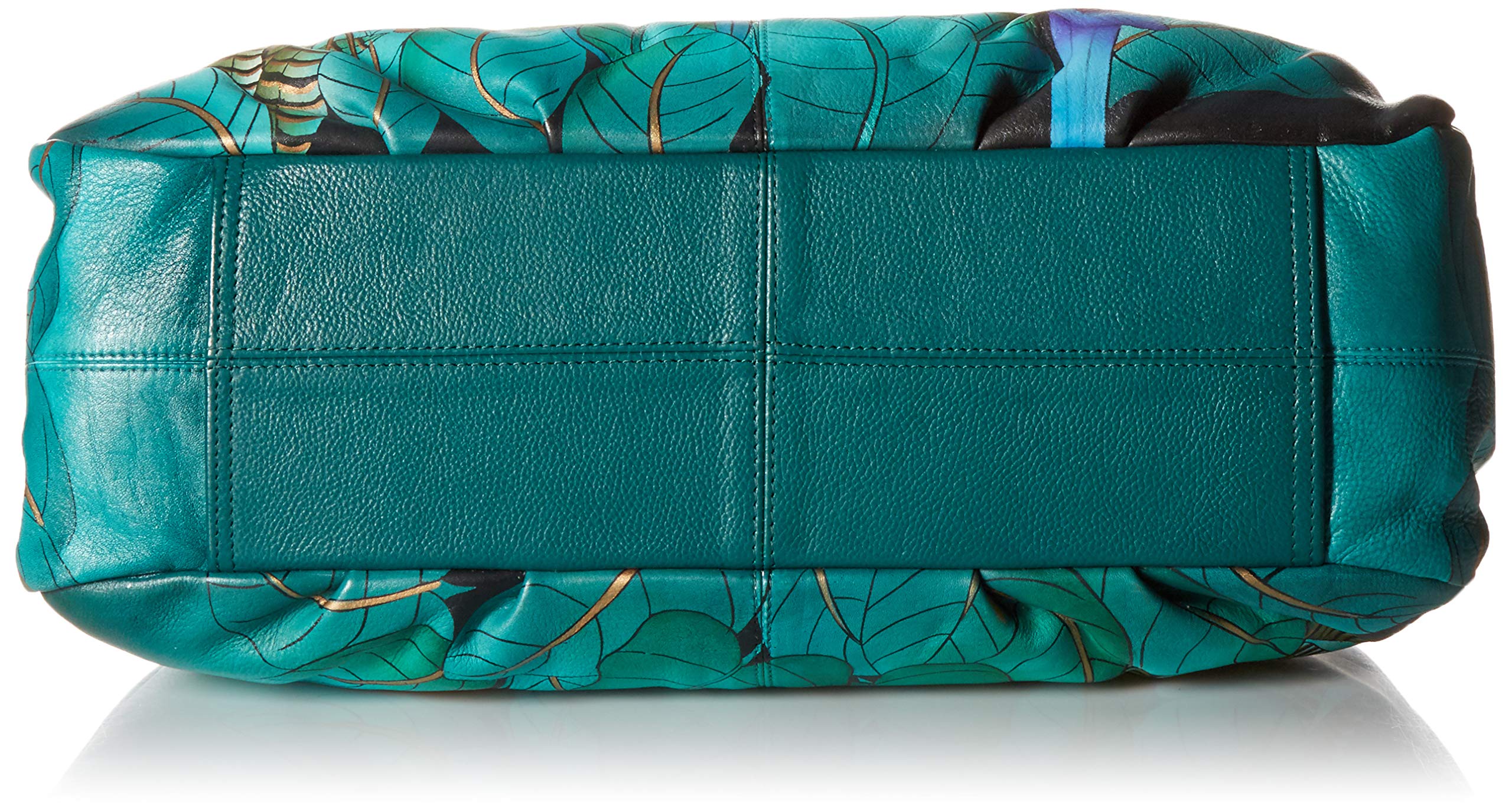 Anna by Anuschka womens Hobo Ruched Handbag