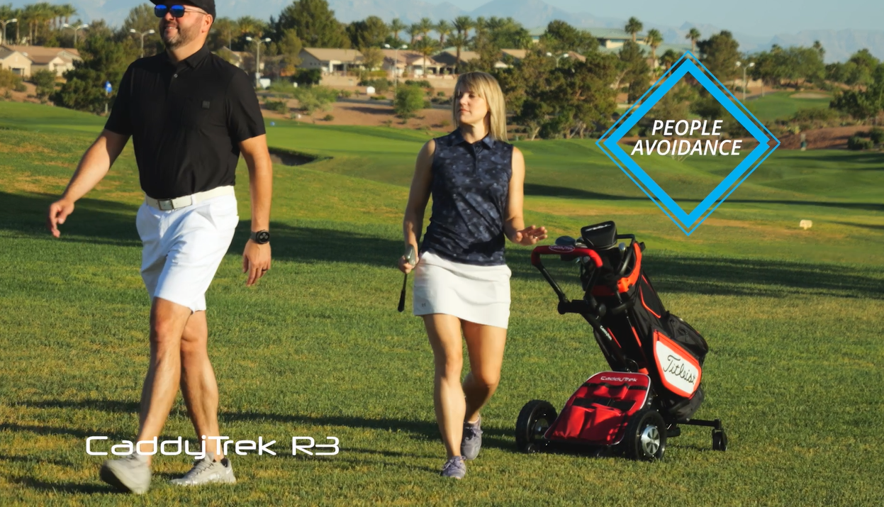 Amazon.com: CaddyTrek R3X Vision Follow Caddy : Sports & Outdoors