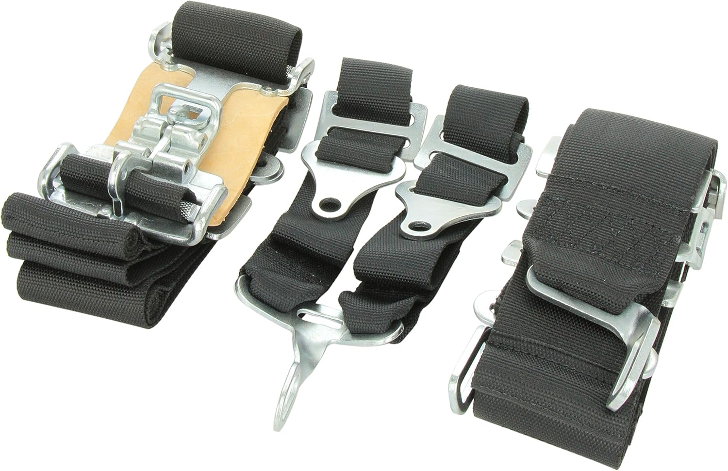 G-FORCE Racing GearG-Force 6001BK Black 6-Point Pull-Down Latch and Link Individual Shoulder Harness Set