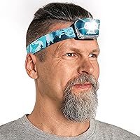 Vista 11 de Foxelli Linterna de Cabeza LED para Adultos y Niños, para Correr, Acampar, Hacer Senderismo, Faro de Cabeza con Luz Blanca y Roja, Diadema Cómoda